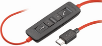 Слушалки с микрофон Poly Blackwire 3225 Stereo USB-C Headset+3.5mm Plug... - 2 Слушалки с микрофон Poly Blackwire 3225 Stereo USB-C Headset+3.5mm Plug... - 2