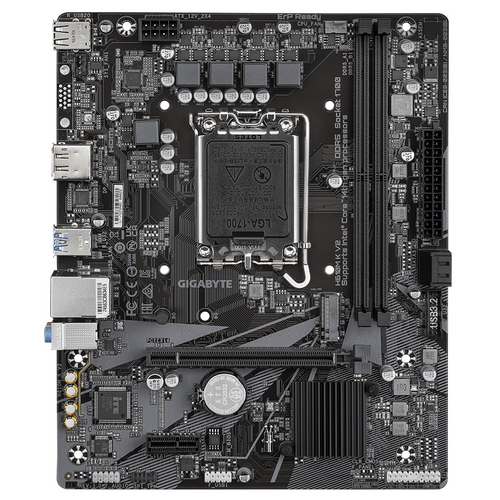 Дънна платка GIGABYTE H610M K V2 DDR5, socket 1700, Micro... - 1