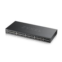 Суич ZyXEL GS-2220-50, 48-портов Layer2+, 44x Gb+ 4x Gbcombo (RJ45/SFP)... - 1