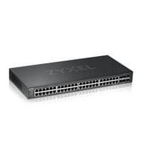 Суич ZyXEL GS-2220-50, 48-портов Layer2+, 44x Gb+ 4x Gbcombo (RJ45/SFP)... - 3