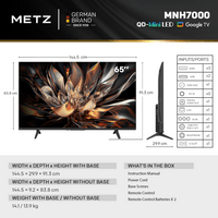 Телевизор METZ 65" 65MNH7000Z... - 5 Телевизор METZ 65" 65MNH7000Z... - 5