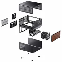 Кутия Jonsbo N5 NAS E-ATX - Black - 11