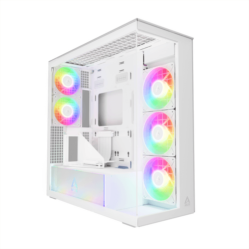 Кутия за компютър Arctic Xtender VG - White Mid-Tower - 1