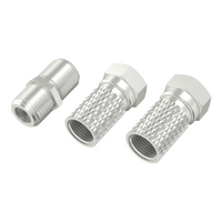 HAMA Комплект адаптери за сателитен приемник, 2 x F-Plugs and F-Sockets - 1