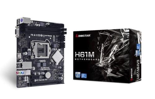 Дънна платка BIOSTAR H61MHV3, Intel H61, sock. 1155, Ver 7.0 - 2
