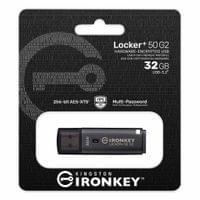 USB памет KINGSTON IronKey Locker+ 50 G2 - 32GB, XTS-AES... - 3