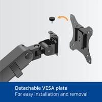 ACT Стойка за монитор макс. 40&amp;quot; с едно рамо, пружинен... - 12