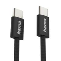 HAMA Кабел за зареждане &amp;quot;Fabric&amp;quot;, USB-C - USB-C, 1 m,... - 4
