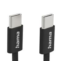 HAMA Кабел за зареждане &amp;quot;Fabric&amp;quot;, USB-C - USB-C, 1 m,... - 5