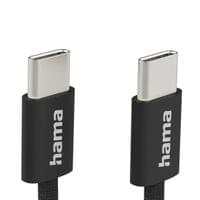 HAMA Кабел за зареждане &amp;quot;Fabric&amp;quot;, USB-C - USB-C, 1 m,... - 9