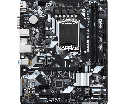 Дънна платка ASRock B760M-HDV M.2, LGA1700, ATX - 1