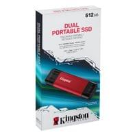 Флаш памет Kingston Dual USB-A/C Portable SSD 512GB -... - 3