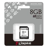Карта памет Kingston 8GB SDHC Industrial C10, UHS-I, U3,... - 2
