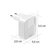 HAMA Бързо мини зарядно GaN, 2 x USB-C, PD, 40 W, сгъващ... - 11