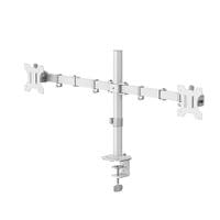HAMA Стойка за 2 монитора за бюро, регулируема, 13" - 35", 12 кг, Бял - 7 HAMA Стойка за 2 монитора за бюро, регулируема, 13" - 35", 12 кг, Бял - 7