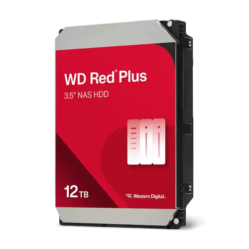 Хард диск WD Red Plus, 12TB NAS, 3.5&amp;quot;, 512MB, 7200RPM - 1