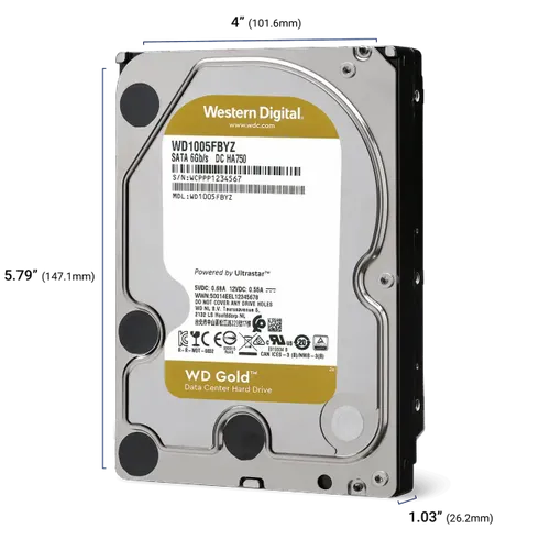Хард диск WD Gold Enterprise, 14TB, 512MB Cache, SATA3,... - 2