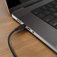 HAMA Кабел USB-C мъжко– USB-C мъжко, 60 W, 1 m, черен - 3