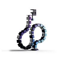 uRage Органайзер за кабели „Spine“, 130 см, черен - 3