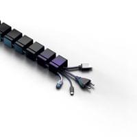 uRage Органайзер за кабели „Spine“, 130 см, черен - 7