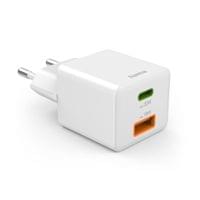 HAMA Бързо мини зарядно 1x USB-C, 1x USB-A, PD, 20 W, бяло - 2