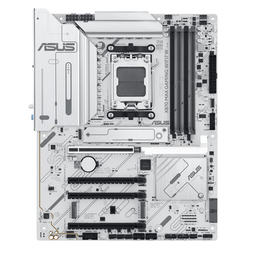 Дънна платка ASUS X870 MAX GAMING WHITE WiFi7 AM5 DDR5 - 1