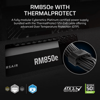 Захранващ блок Corsair RMe RM850e Black 850W 80+ Platinum... - 2