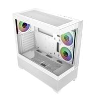 Кутия CoolerMaster Elite 690 Wood - Бял - 2
