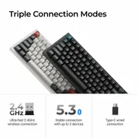 Безжична механичка клавиатура Keychron Q6 Ultra 8K Black... - 4