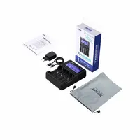 Зарядно устройство за NIMH/LiIon батерии 4 гнезда LCD... - 2