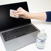 ACT Спрей за почистване на екрани с микрофибърна кърпа,200мл - 3