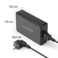HAMA Зарядна станция 240 W, GaN, Fast Charger, 4 x USB-C,... - 14