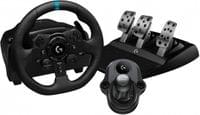 Волан LOGITECH G923 + LOGITECH скоростен лост за PS4/PS5/PC - 1