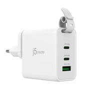 Мрежово зарядно j5create JUP3565CV 65W, 3 порта, USB-C,... - 1