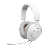 Геймърски слушалки JBL Quantum 100M2 White - 5