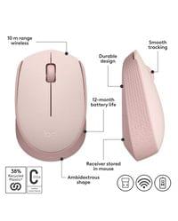 Мишка Logitech M171 Wireless Mouse - ROSE - EMEA-914... - 2