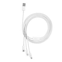 Кабел Baseus Superior 3 в 1 USB-А към Lightning, microUSB и USB-C, 1.5м,... - 3