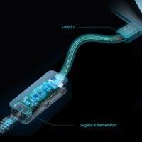 Мрежови адаптер TP-Link UE306 USB 3.0 към RJ45 гигабитен - 3