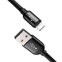 Кабел Baseus Rapid 3 в 1 USB-А към Type C/Lightning/MicroUsb, 3A, 1.2м,... - 1