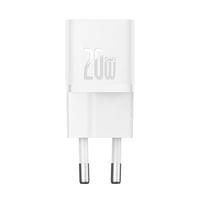 Зарядно устройство Baseus GaN5 20W мини USB-C, 20W CCGN050102 - бяло - 4