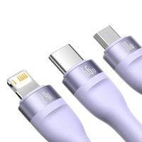 Кабел Baseus Flash Series II USB-A / USB-C / Lightning / micro USB 66W... - 2