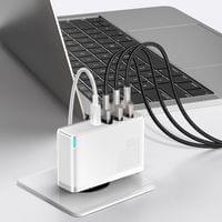 Зарядно устройство Baseus GaN2 Pro 2x USB Type-C / 2x USB 100W... - 5