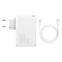 Зарядно устройство Baseus GaN2 Pro 2x USB Type-C / 2x USB 100W... - 8