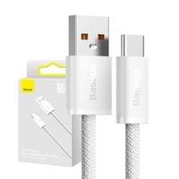 Кабел Baseus Dynamic Series кабел USB към USB-C 100W 2м CALD000702 - бял - 4
