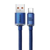 Кабел Baseus Crystal Shine USB Type A към USB Type C 100W 2м CAJY000503... - 5