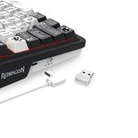 Bluetooth и безжична механична геймърска клавиатура Redragon Artemis Pro... - 5