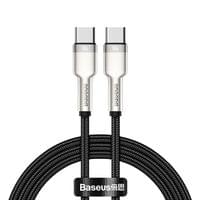 Кабел Baseus Cafule Series Type-C към Type-C, 100W, 1м, черен - 3