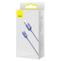 Кабел Baseus CAJY000405 Crystal Shine USB Type A към USB Type C 100W... - 4
