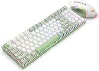 Комплект клавиатура+мишка Redragon S134 Combo - бял - 1