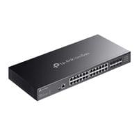 24-портов 10GBASE-T L2+ управляем комутатор с 8 10GE SFP+ слота TP-Link... - 2